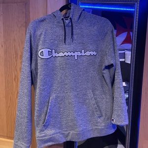 Mens Champion hoodie sweatshirt, size medium hardly worn  really good condition